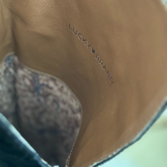 Lucky Brand Black Suede Ramsden Over The Knee Boot Size 6 - Picture 4 of 6